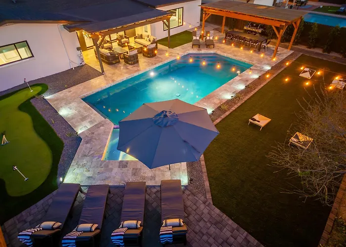 Luxuryoasis Htdpoolhottubfire Pitgolf Oldtown Scottsdale